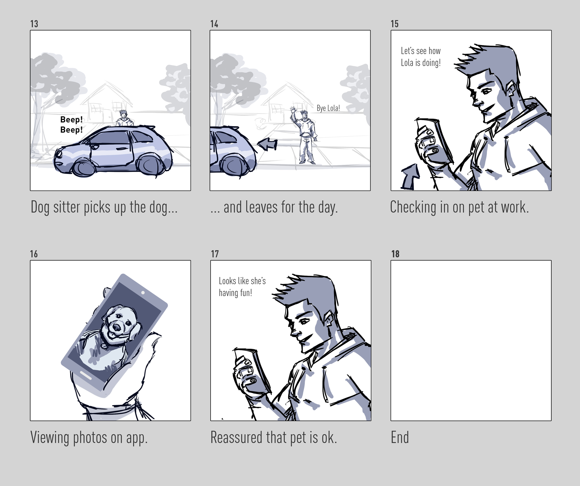 Petmatch Storyboard Page 3